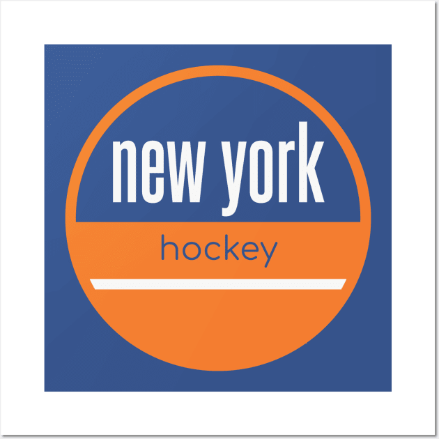 new york islanders hockey Wall Art by BVHstudio